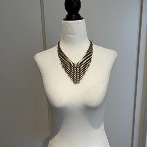 Chain-Linked Hoop Necklace